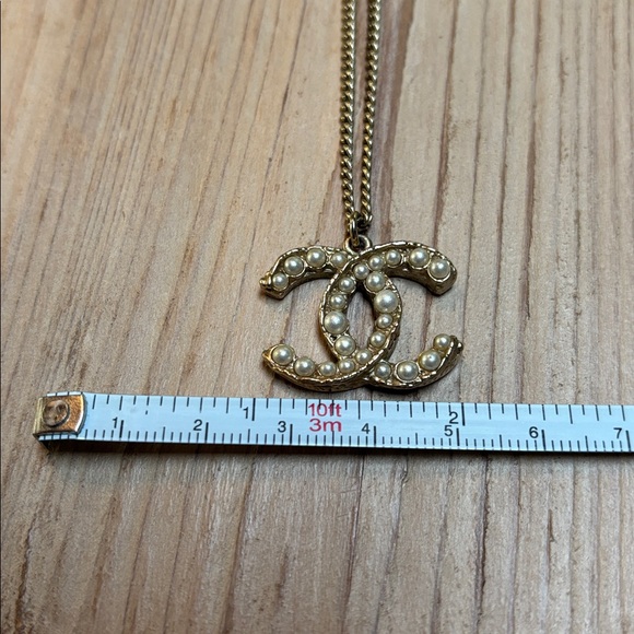 Chanel Pearl Logo Necklace - Picture 7 of 10